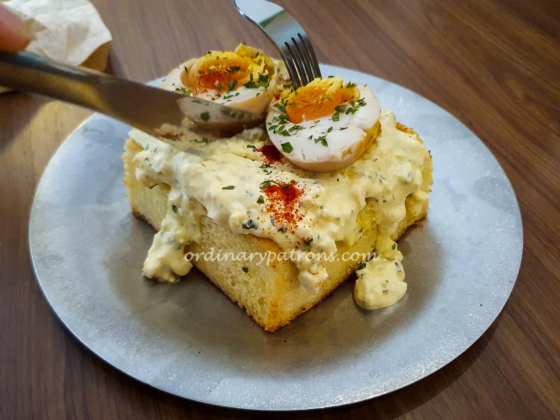 Egg Mayo at June Coffee cafe in Katong