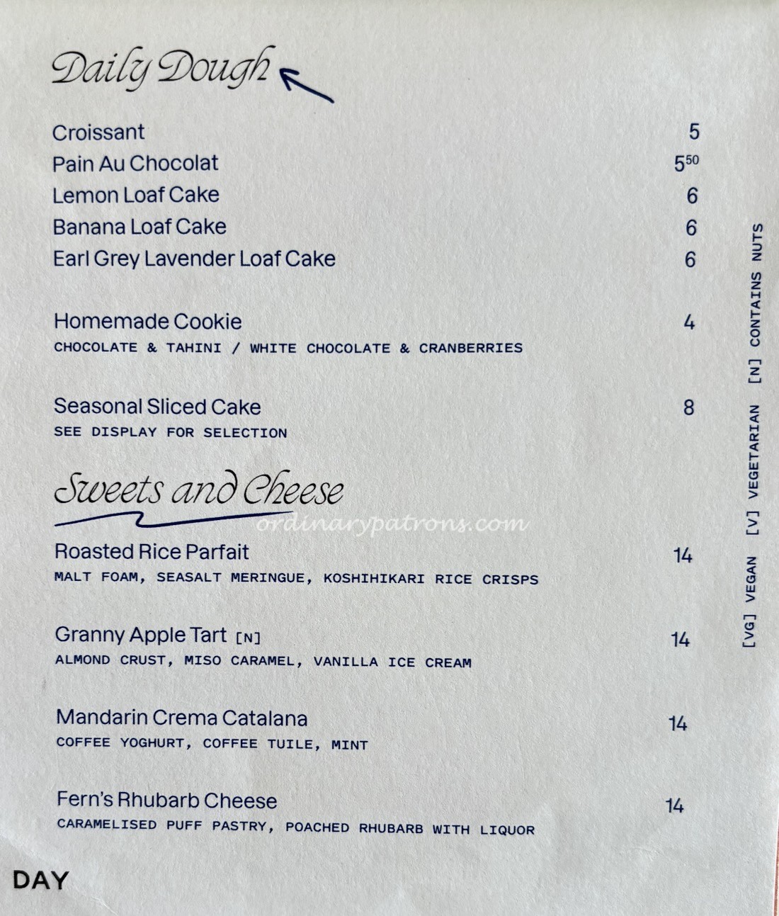 Frankie & Fern's Menu Holland Road Shopping Centre