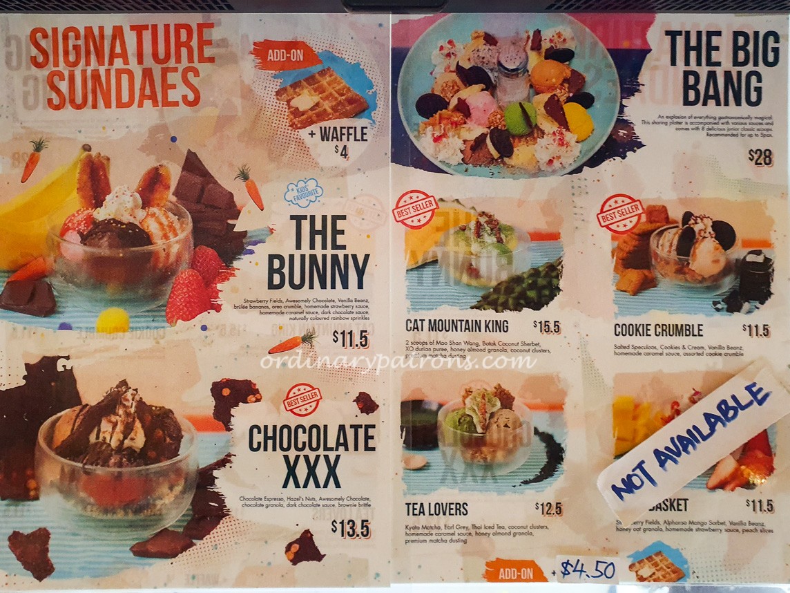 Udders Signature Sundaes