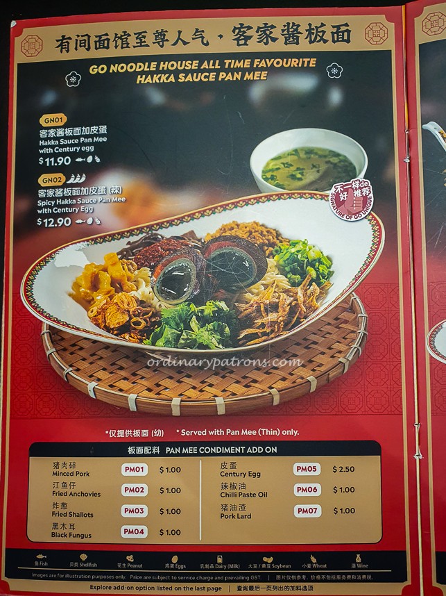 GO Unique by GO Noodle House Menu