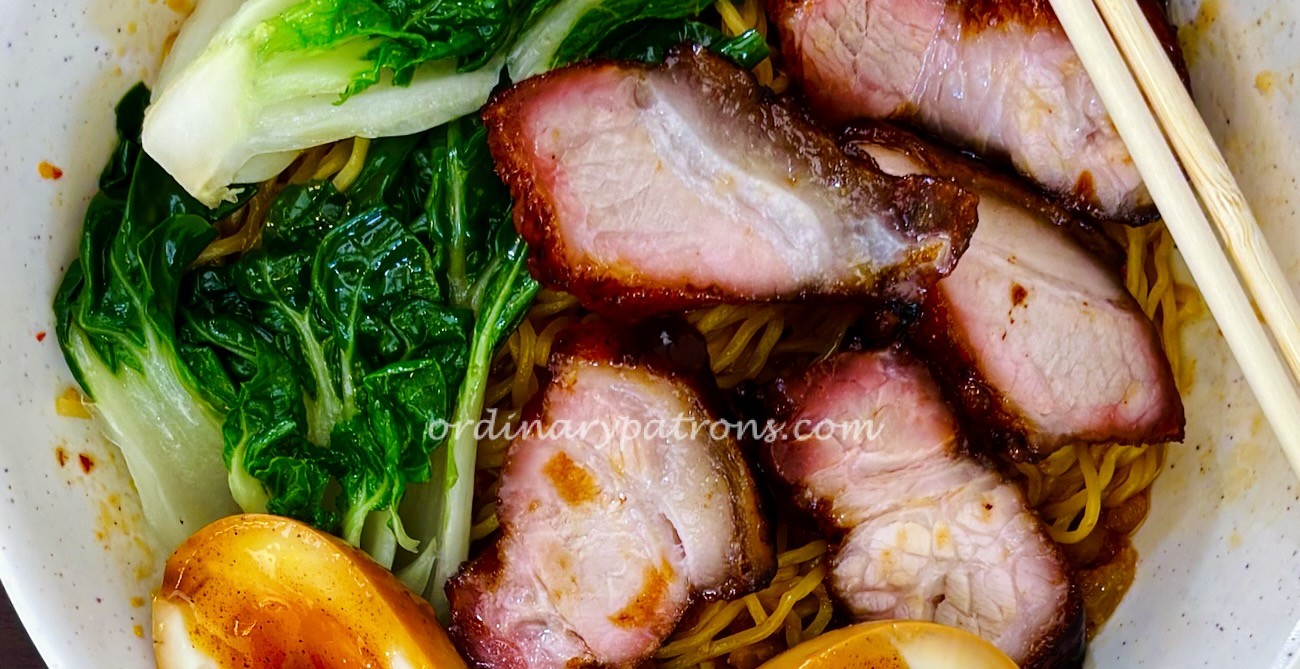 88 HK Roast Meat Char Siew Noodles at Lavender Street