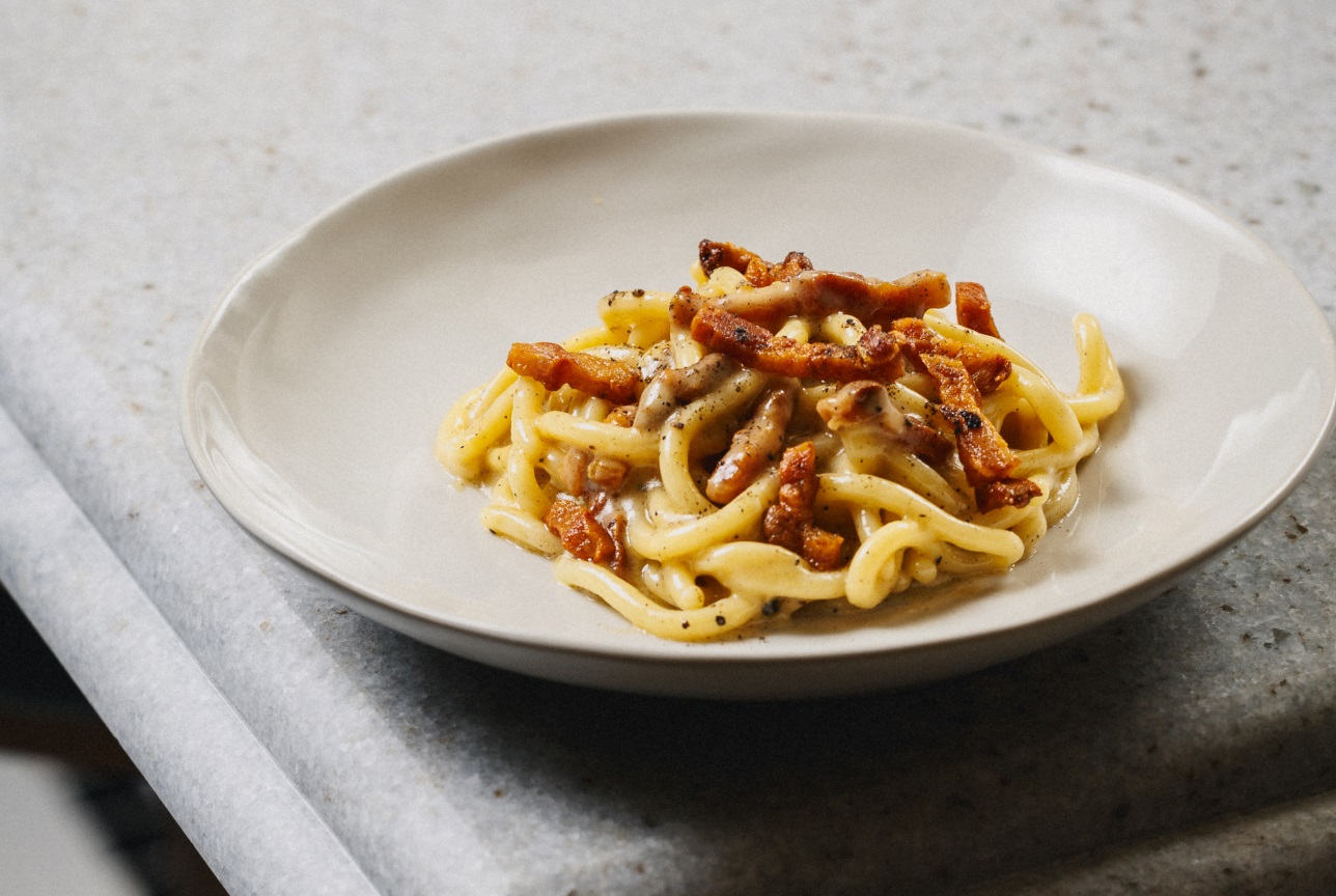 Scarpetta New Pasta Restaurant - Cacio e Pepe with Crispy Guanciale