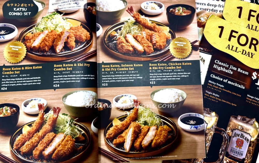 Tonkatsu ENbiton JEM Restaurant Menu