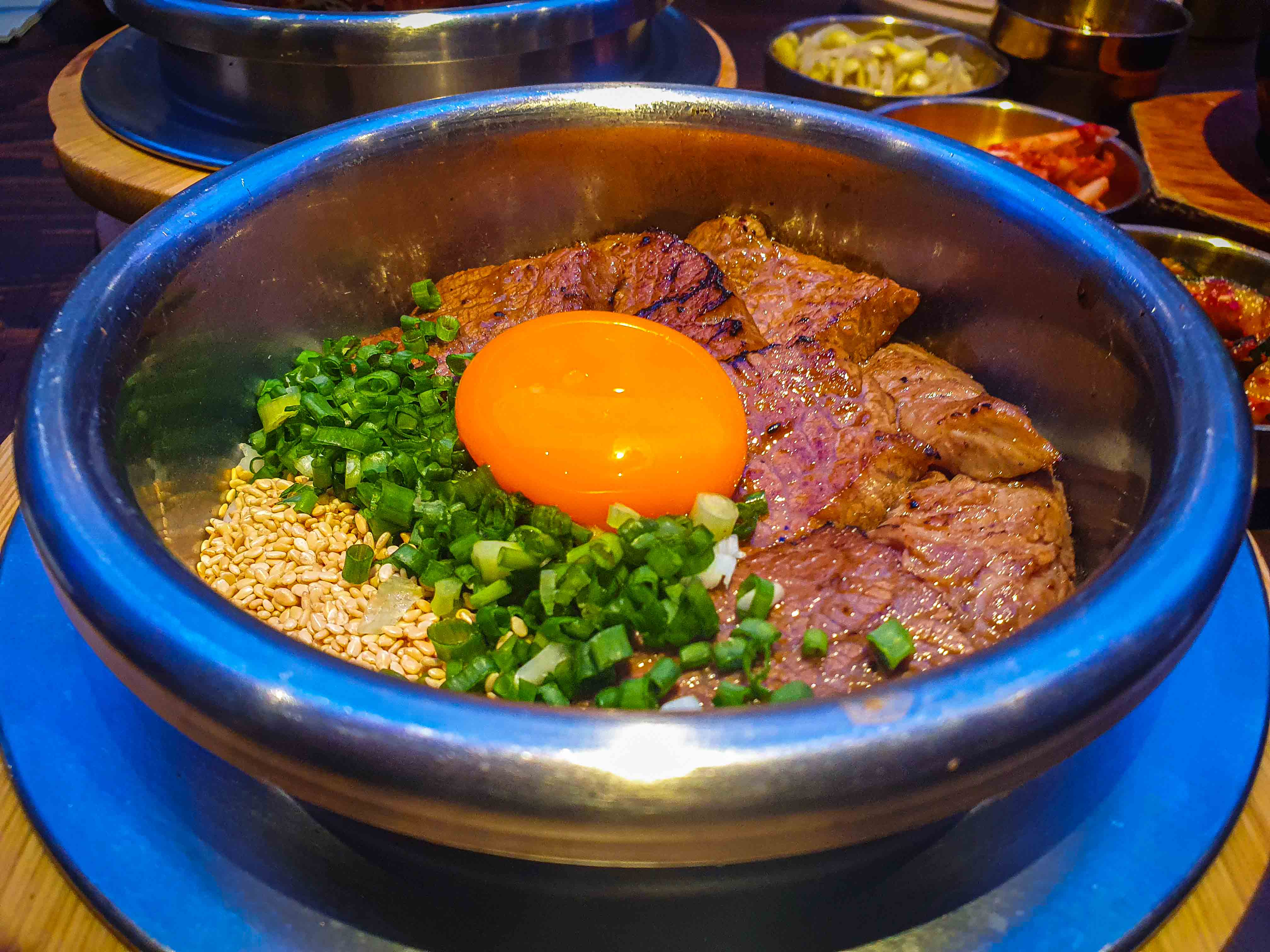 Sagye Korean pot rice beef short ribspork