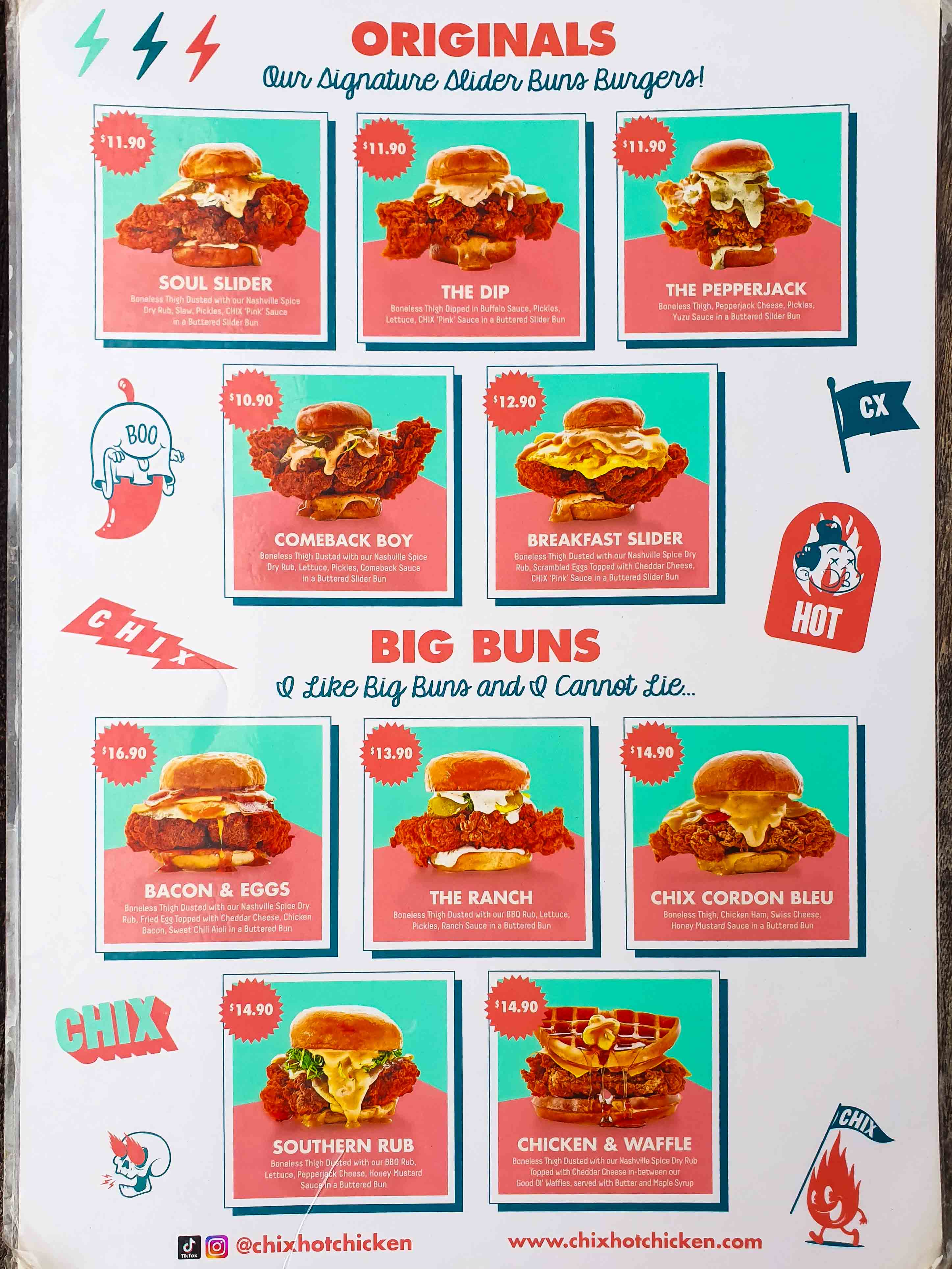 CHIX Hot Chicken Signatures