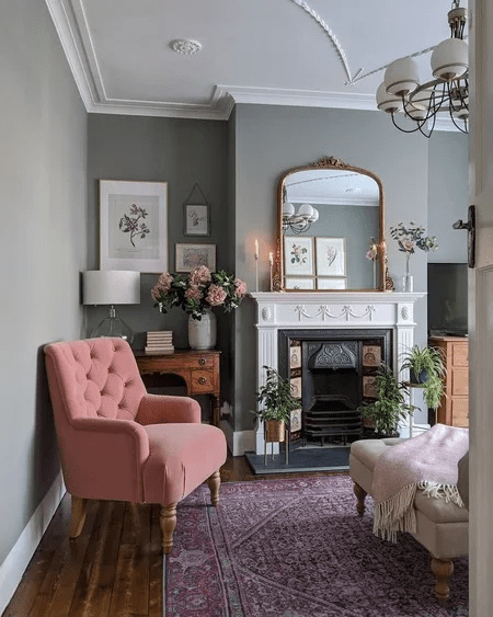 Color Story Farrow Ball Pigeon Park And Oak Interior Design