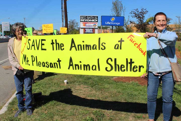 Friendly Protest To Save The Animals At Mt Pleasant Animal Shelter Parsippany Focus