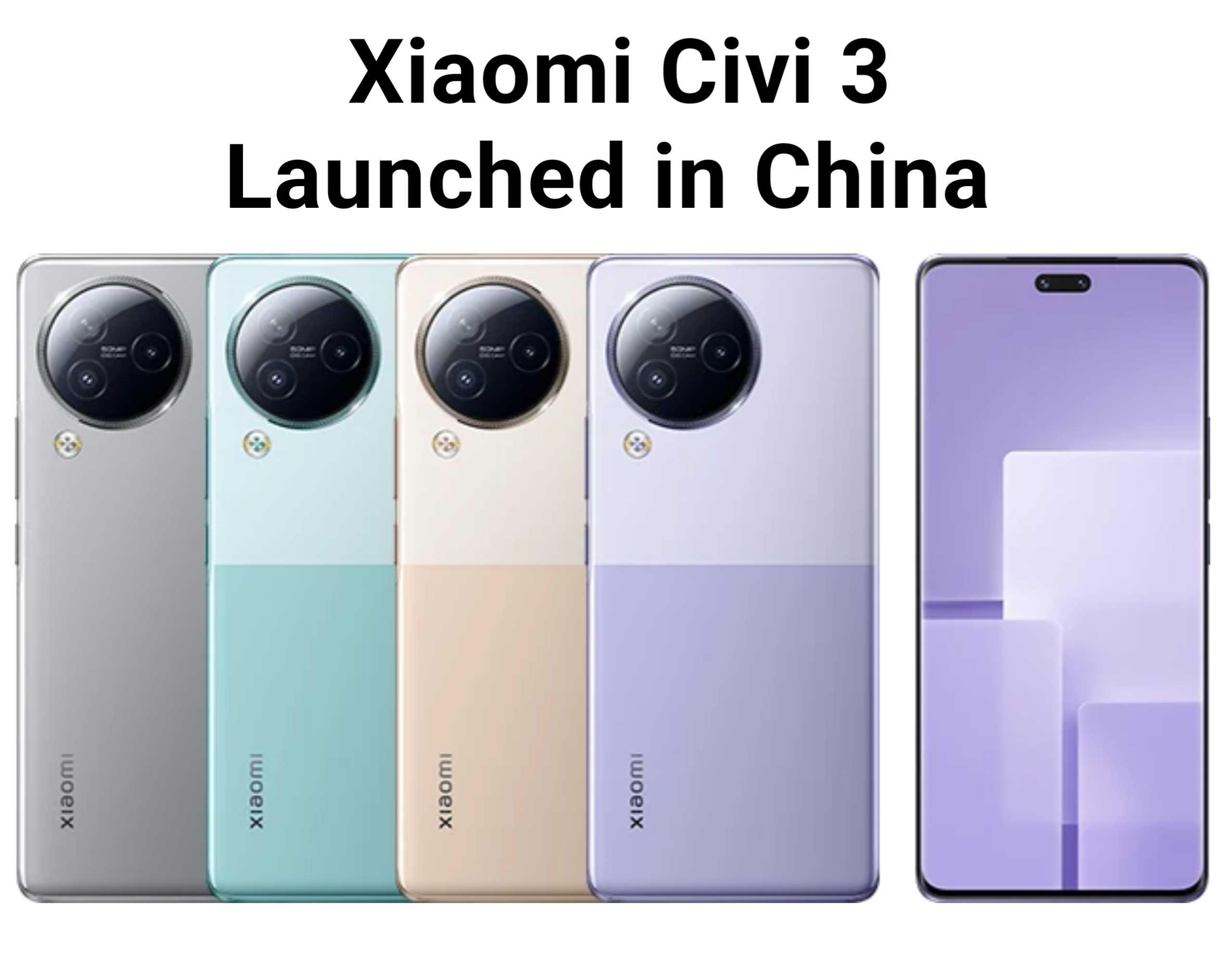 Xiaomi Civi 3