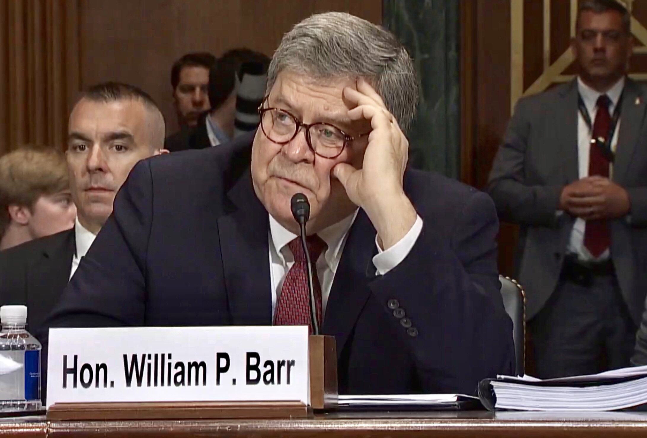 Exit, Pursued by a Barr