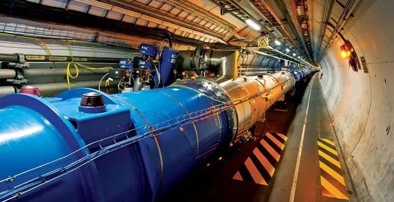 The Large Hadron Collider (LHC) restarts its operations after shutting down for two years