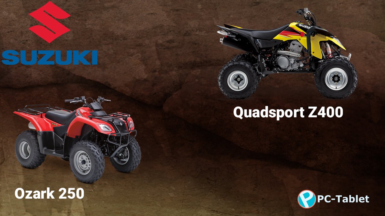 Suzuki Motorcycles Ozark 250 and Quadsport Z5400 ATV Suzuki Motorcycles Ozark 250 and Quadsport Z5400 ATV