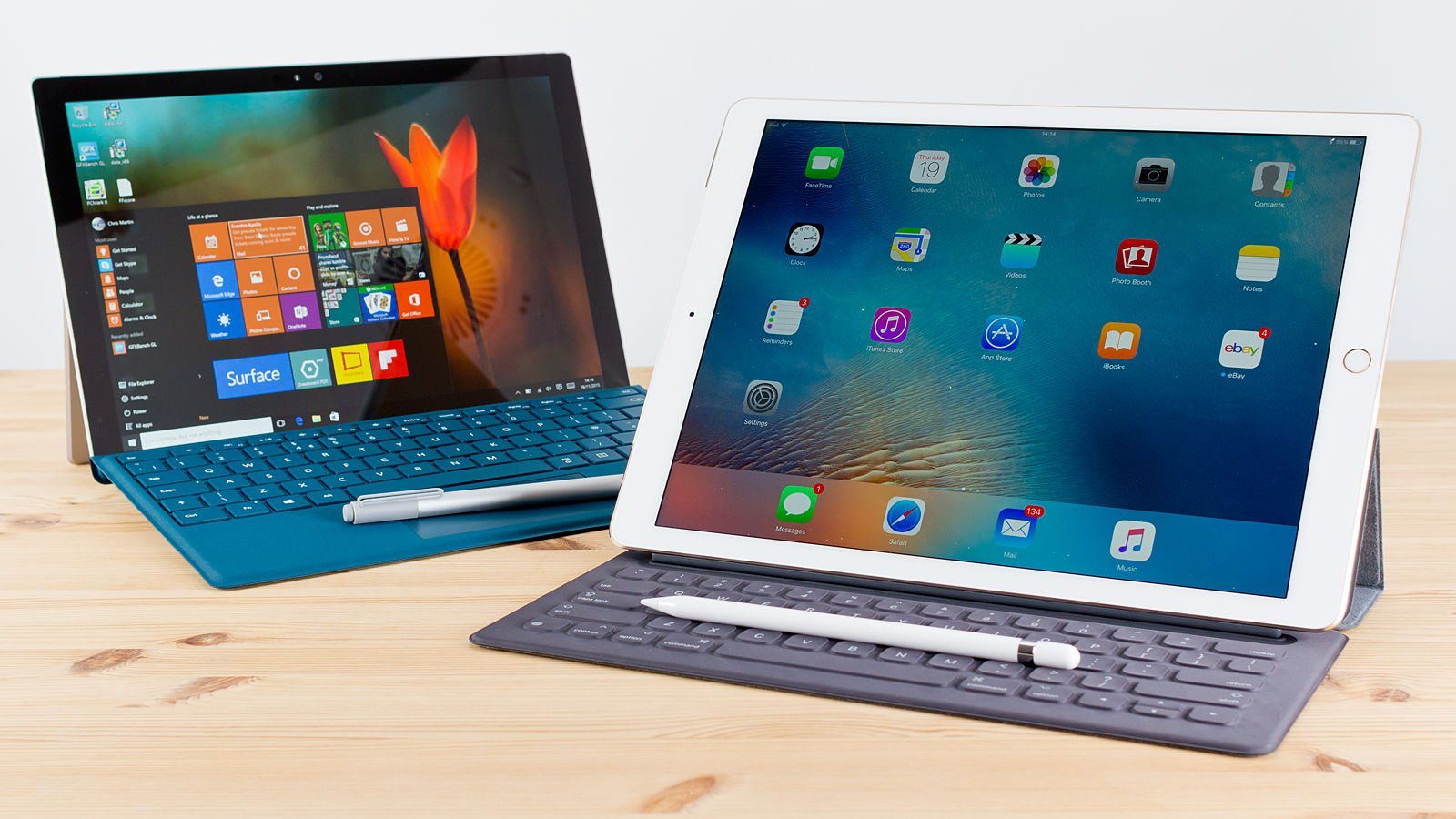 Apple iPad Pro Vs. Microsoft Surface Pro 4 Apple iPad Pro Vs. Microsoft Surface Pro 4