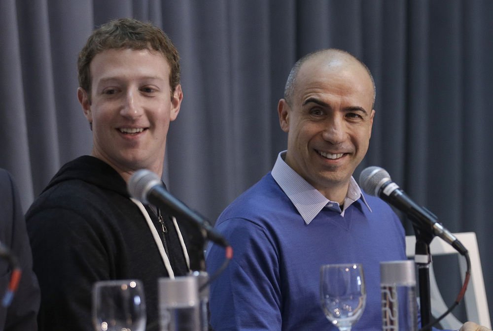 Yuri Milner, Mark Zuckerberg Yuri Milner, Mark Zuckerberg