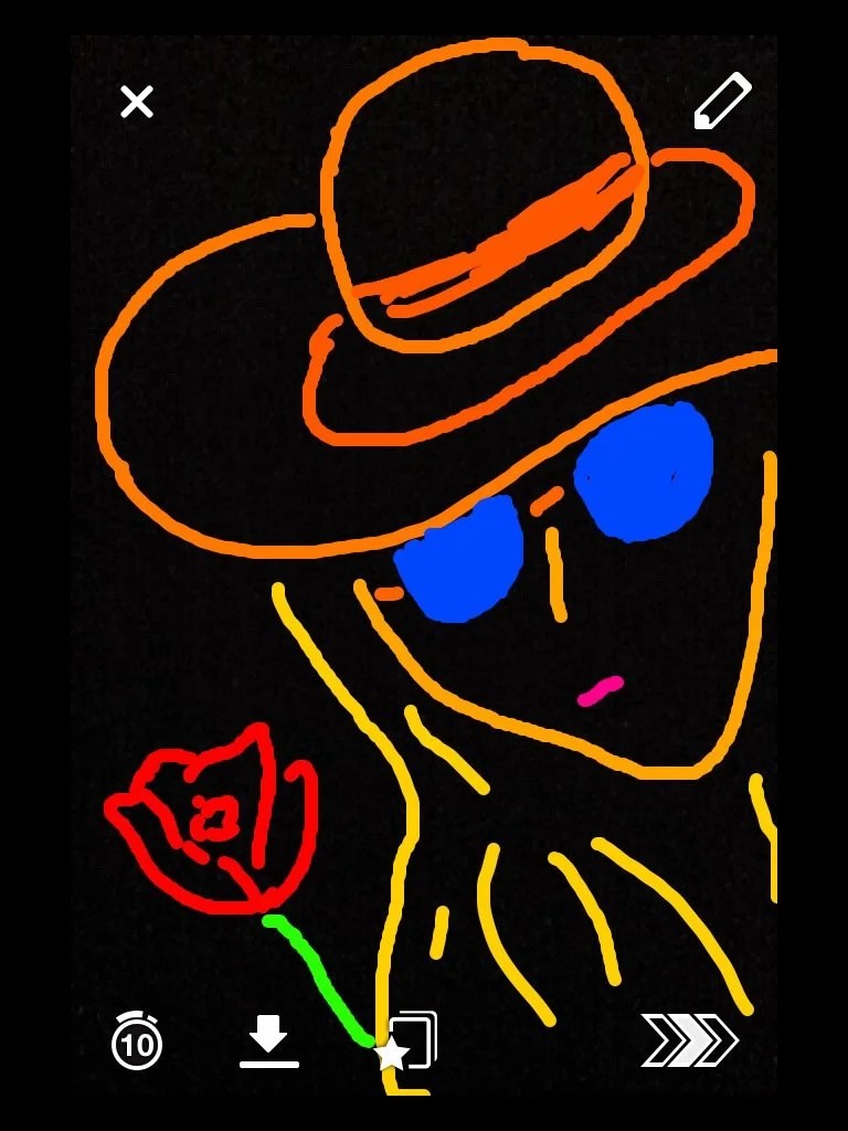 snapchat doodle