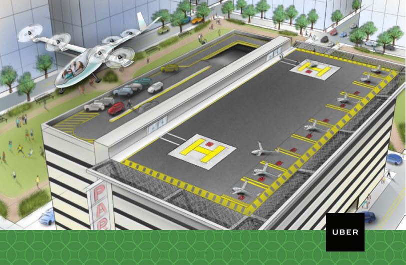 uber flying taxis