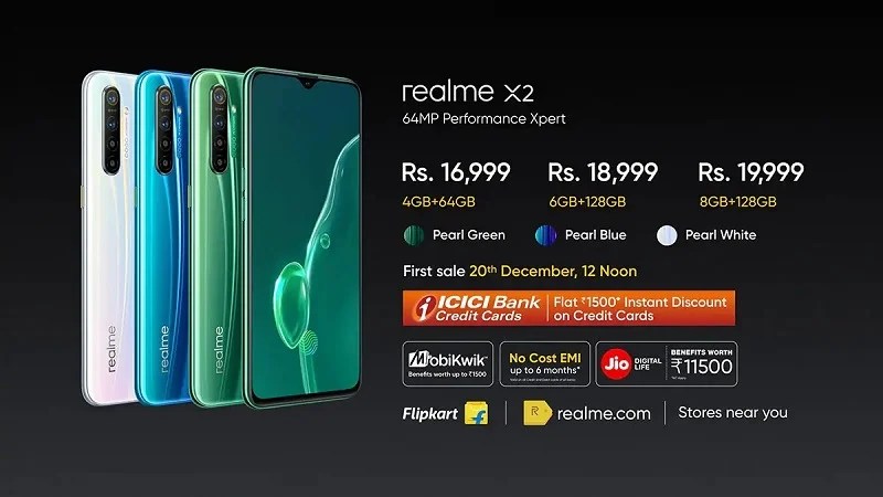 Realme X2 Price