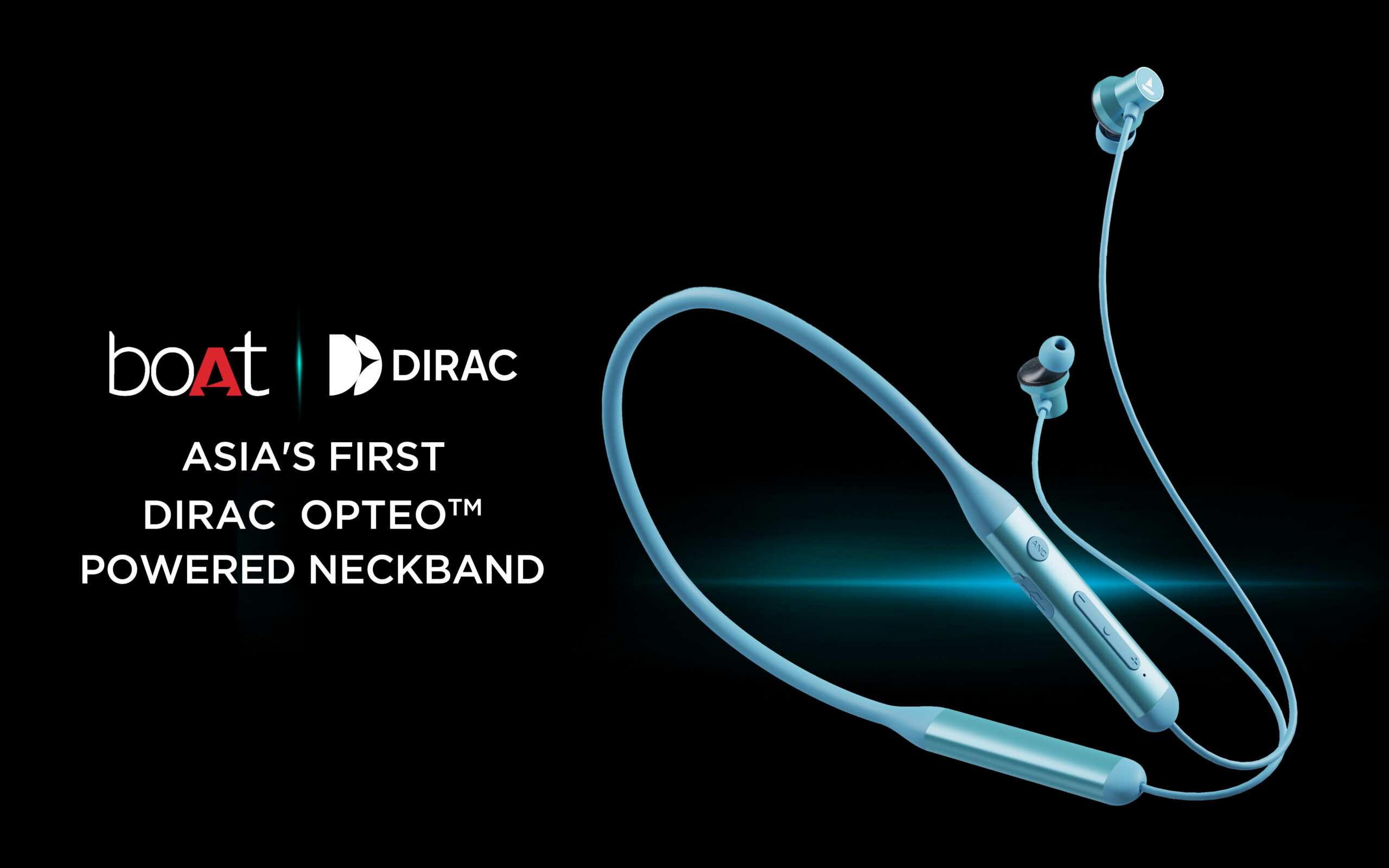 boAt first Dirac Opteo powered neckband image 1