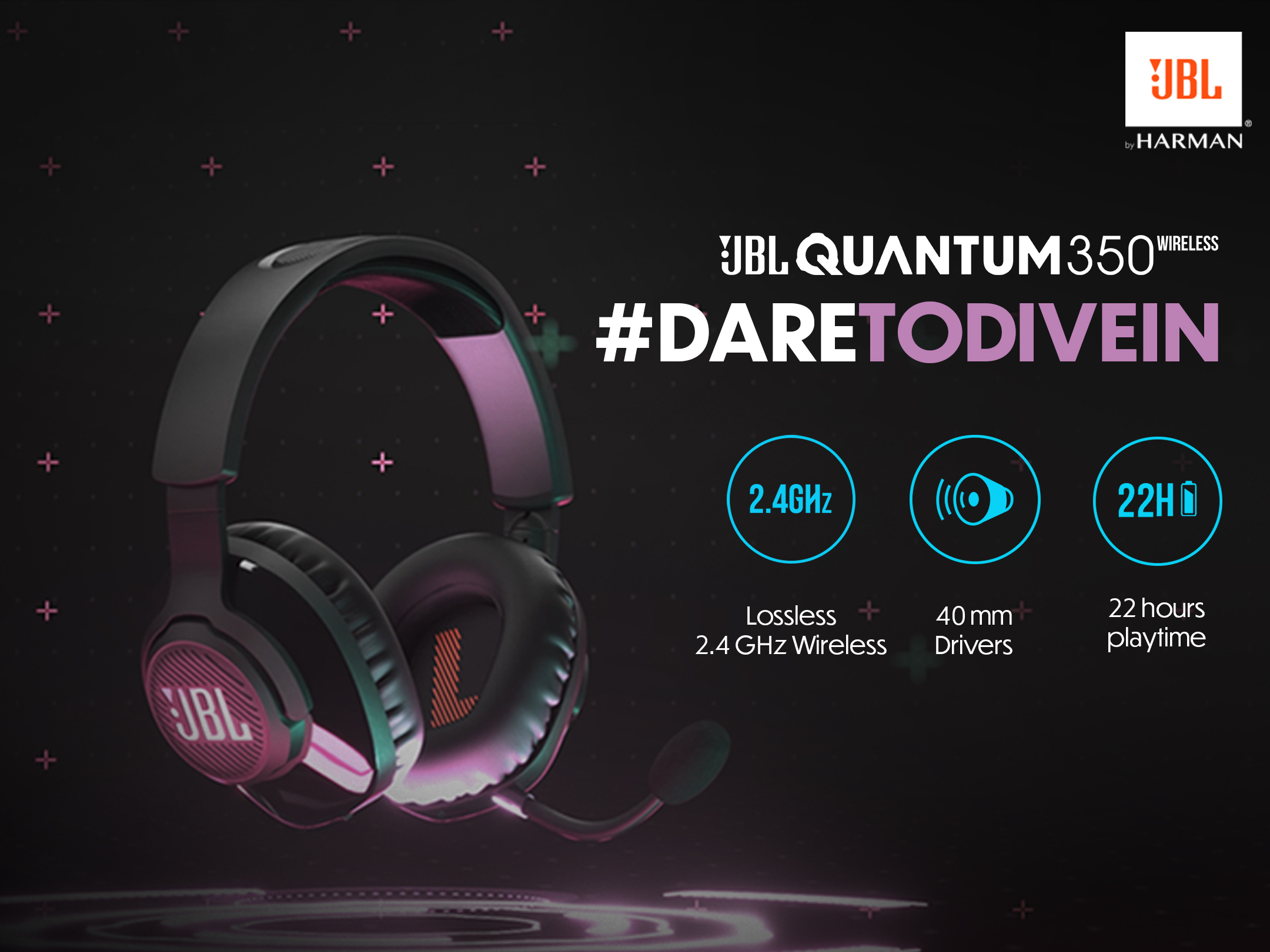 JBL Elevates the Gaming Experience: Launches JBL Quantum 350 Wireless Headphones in India
