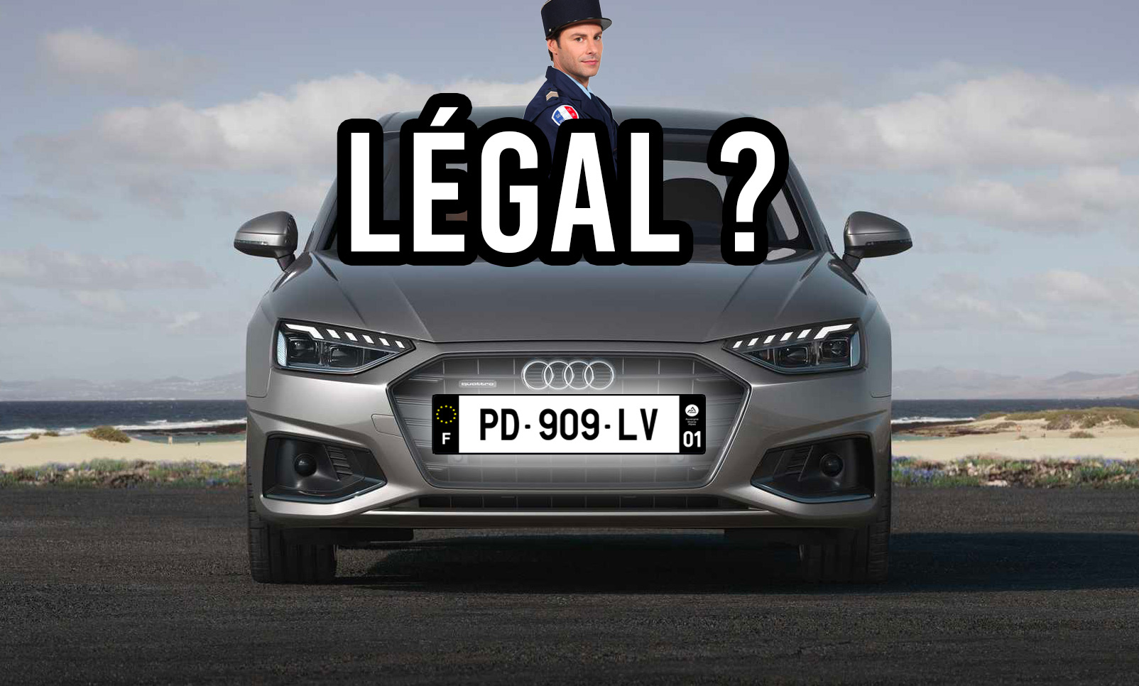 Eurobandes Noires Sur Une Plaque D Immatriculation C Est Autorise Pdlv