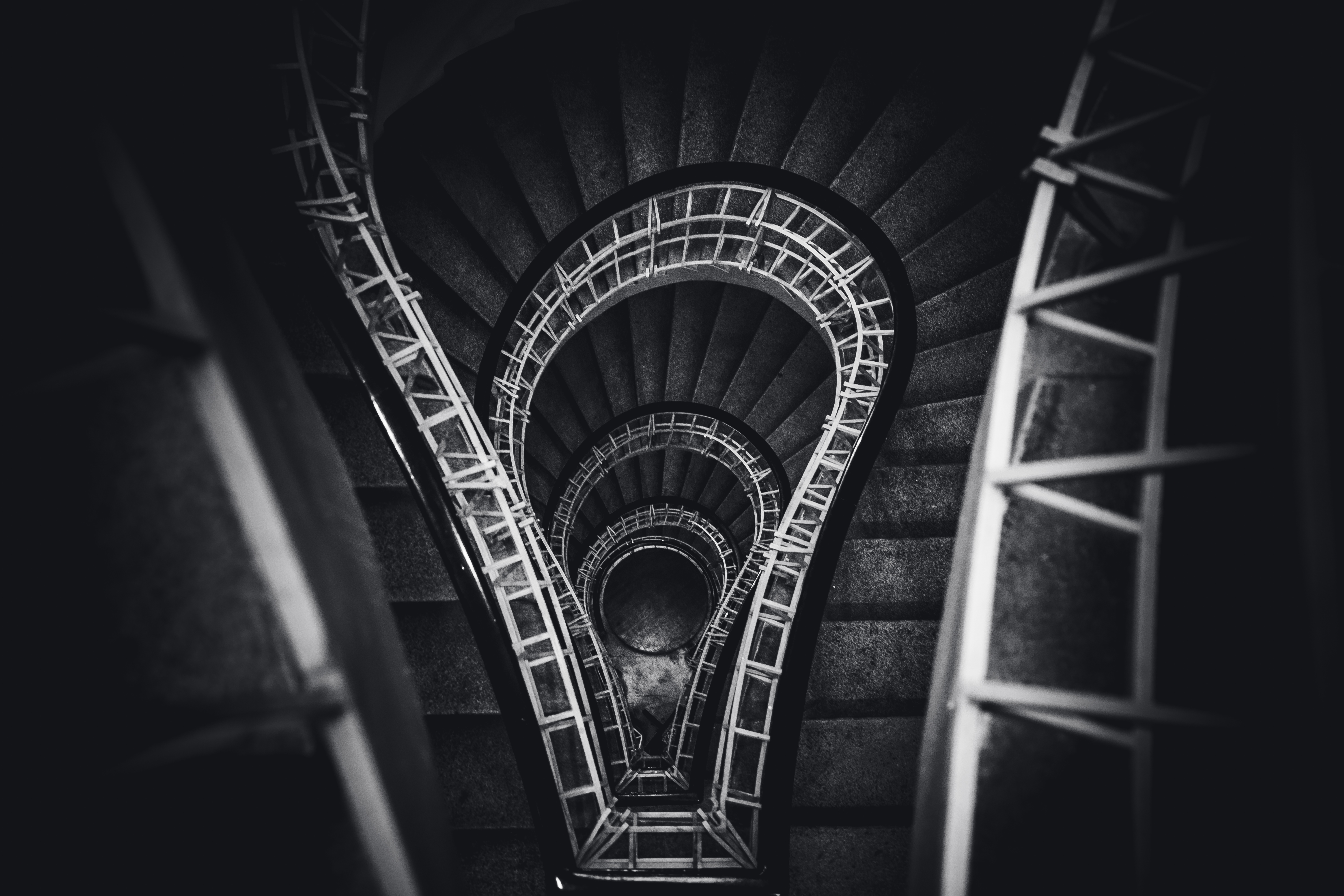 Light Bulb Shape Stairs in Prague Free Photo