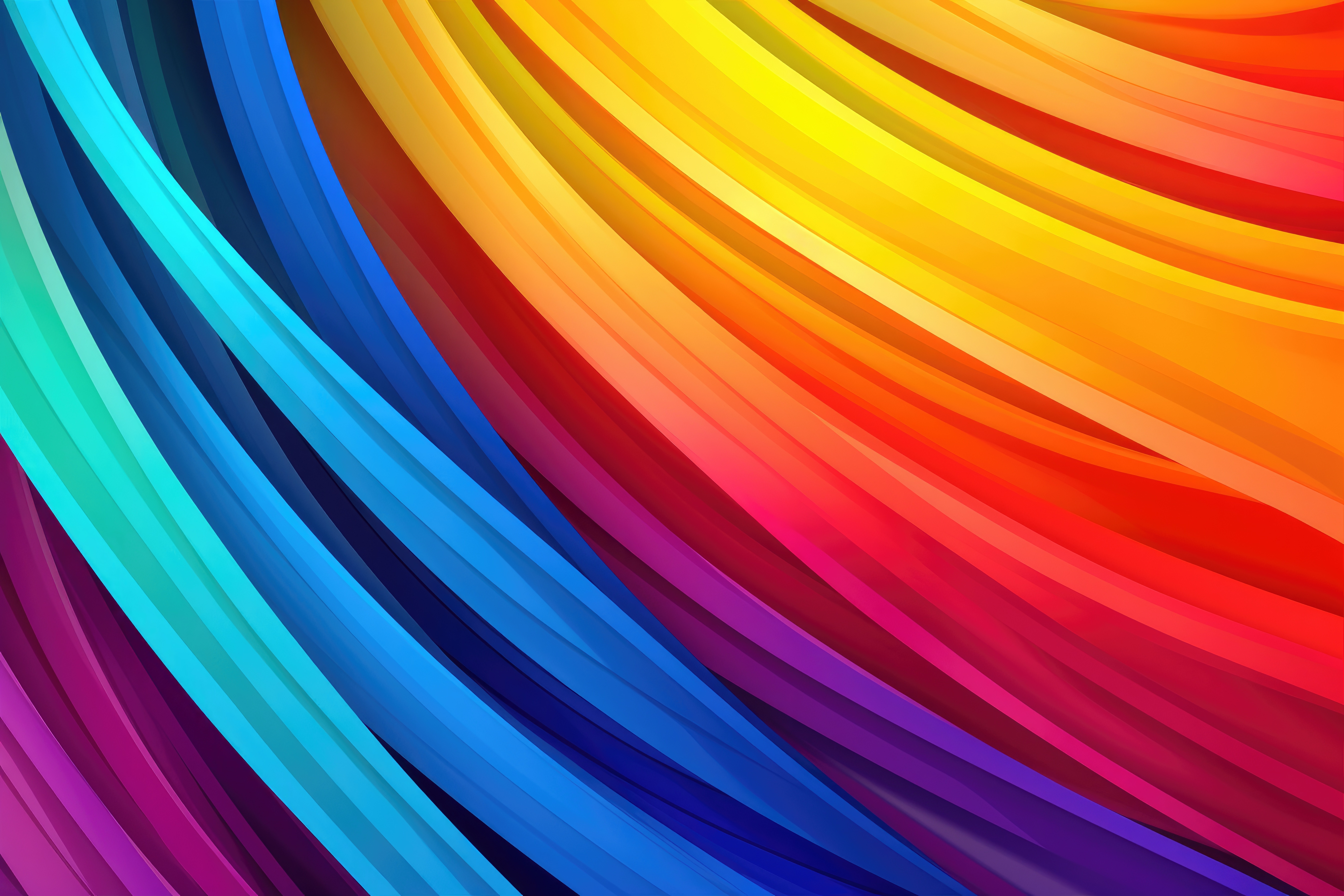 Rainbow Stripes Wallpaper Free Image