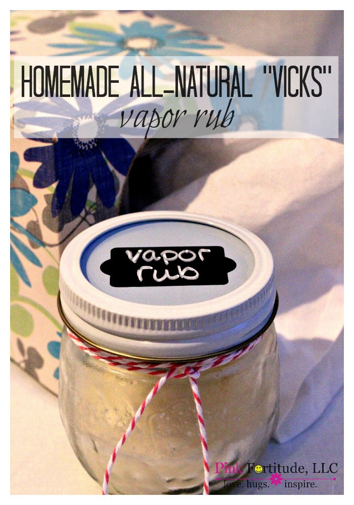 Homemade All Natural Vicks Vapor Rub Pink Fortitude Llc