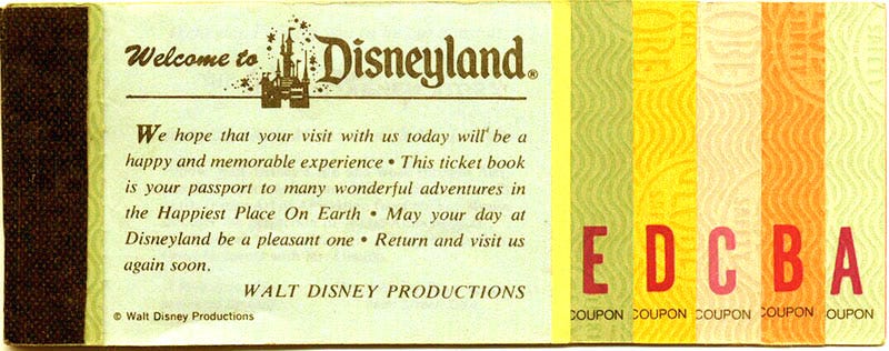 Disneyland ticket-book. Elf: https://commons.wikimedia.org/wiki/File:DisneyTicketBook_wbelf.jpg. CC BY-SA: https://creativecommons.org/licenses/by-sa/3.0/deed.en.