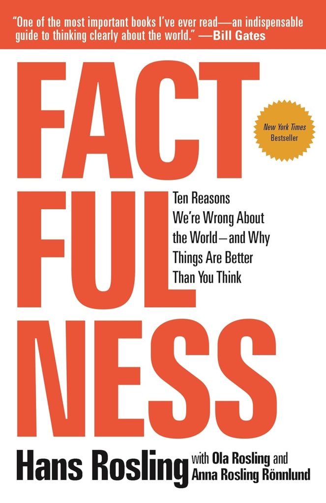 recomendo a leitura do livro "Factfulness: Ten Reasons We're Wrong About the World - and Why Things Are Better Than You Think", de Hans Rosling