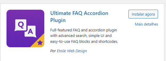 instalar plugin FAQ