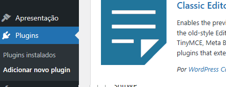 adicionar novo plugin