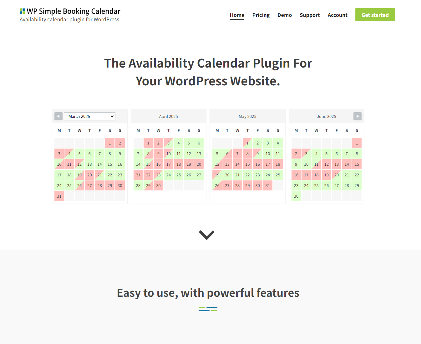 WP Simple Booking Calendar