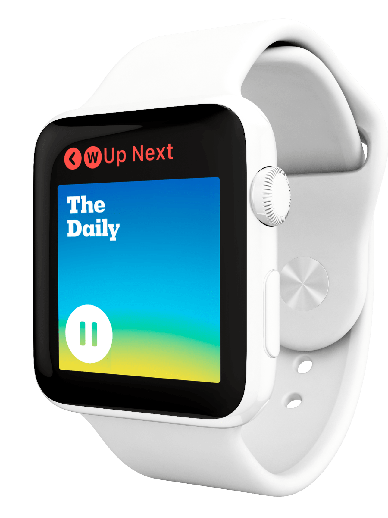 Apple Watch with a Pocket Casts podcast