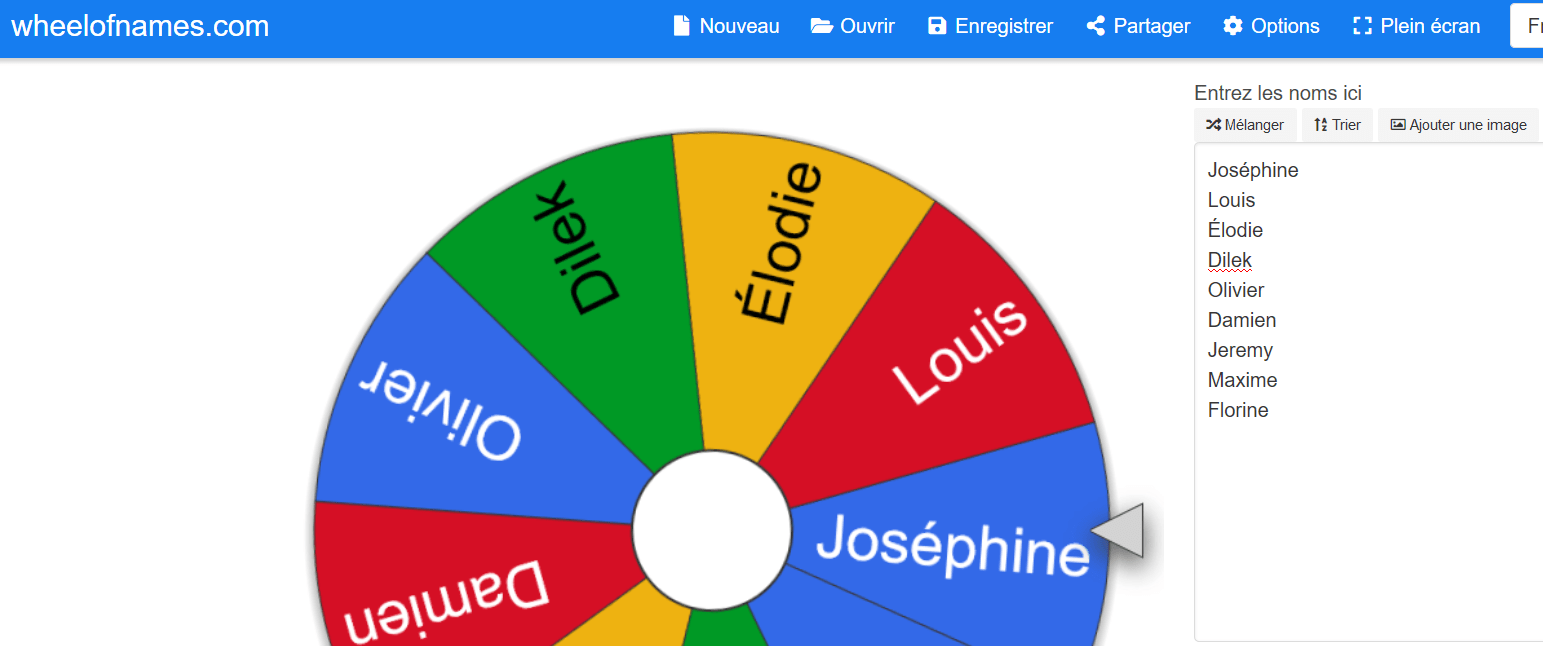Wheelonames Faites Tourner La Roue Portaileduc