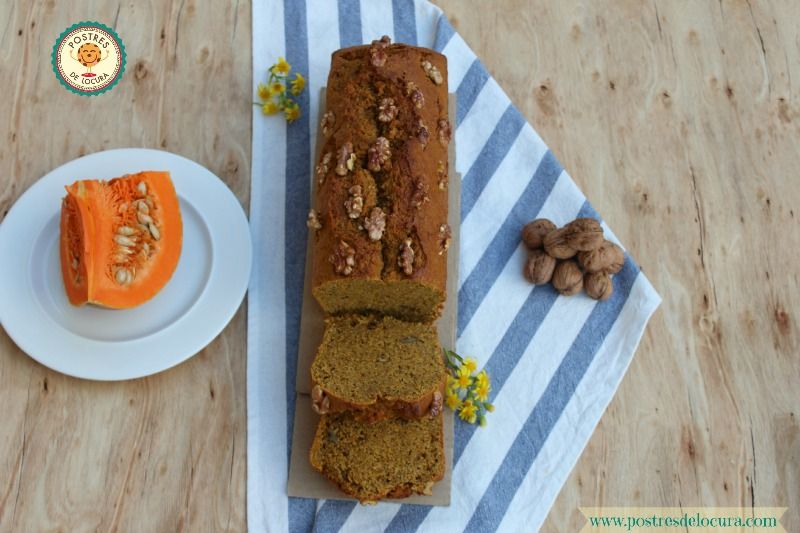 Bizcocho Especiado De Calabaza Y Nueces