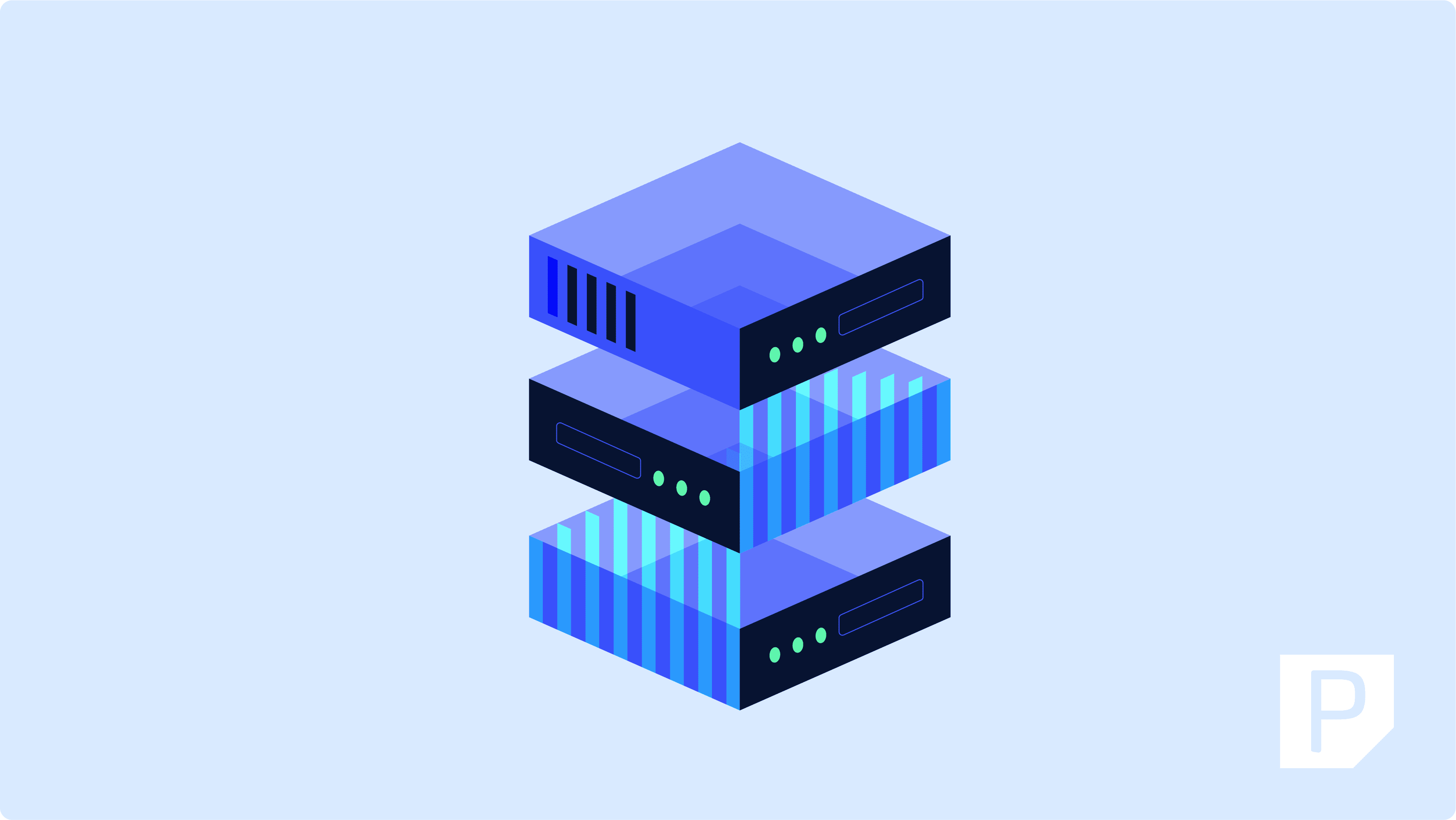 Illustration of Hosting Web Server Stack