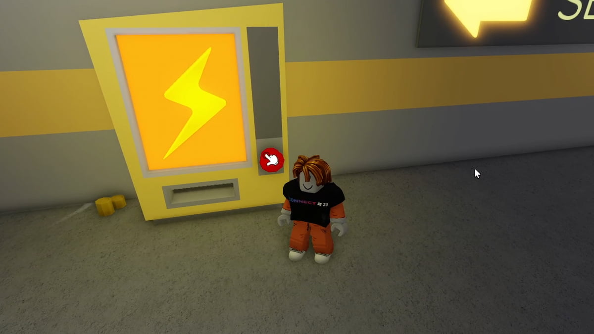 A food machine in Barrys Prison Run