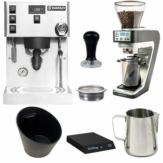 Rancilio Silvia Pro X Home Barista Kit With Sette Grinder And Espresso Scale