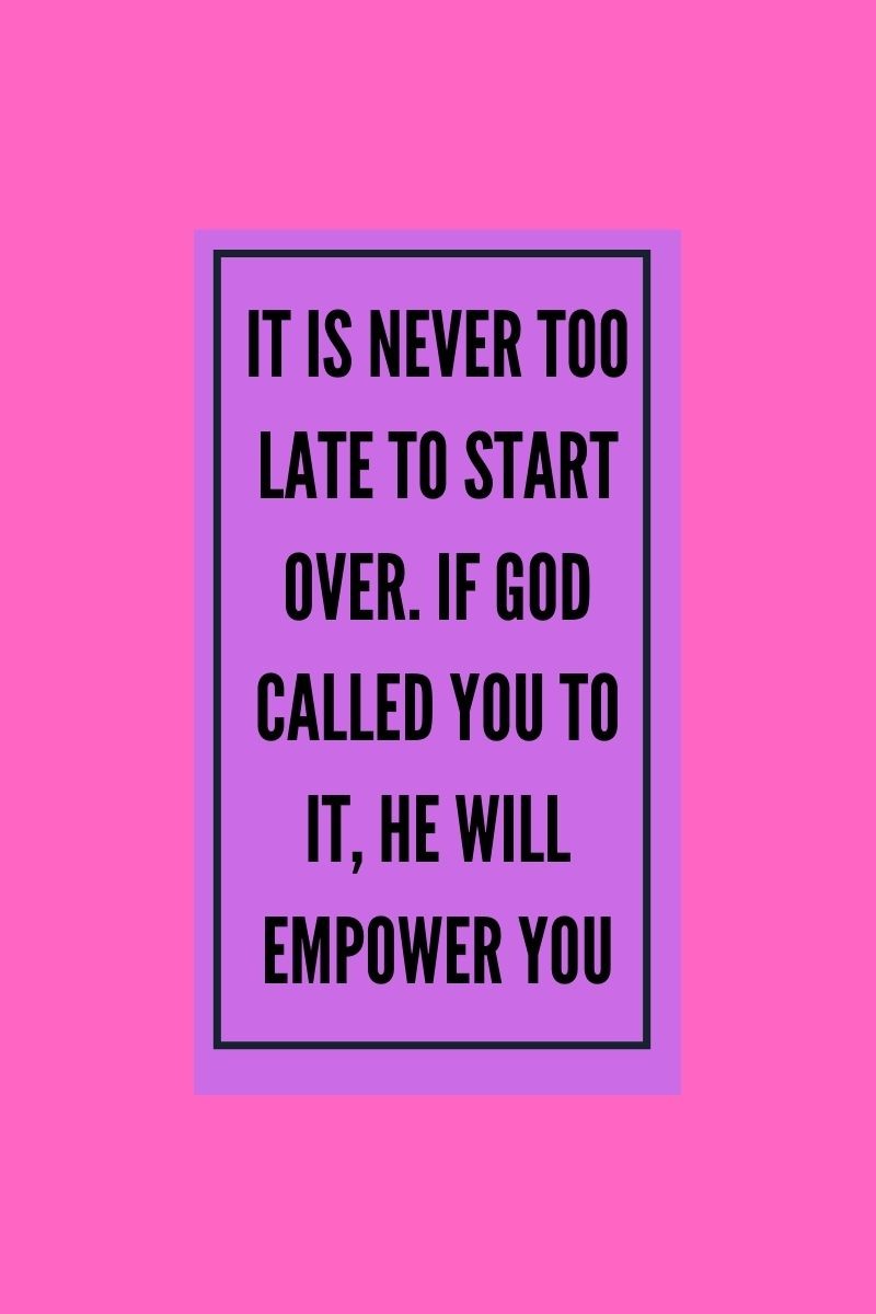 start over