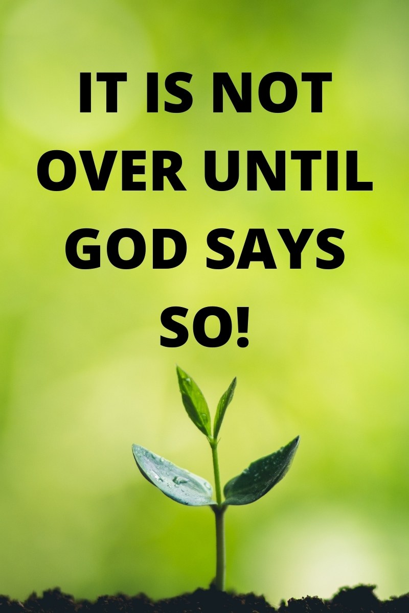 It is not over
