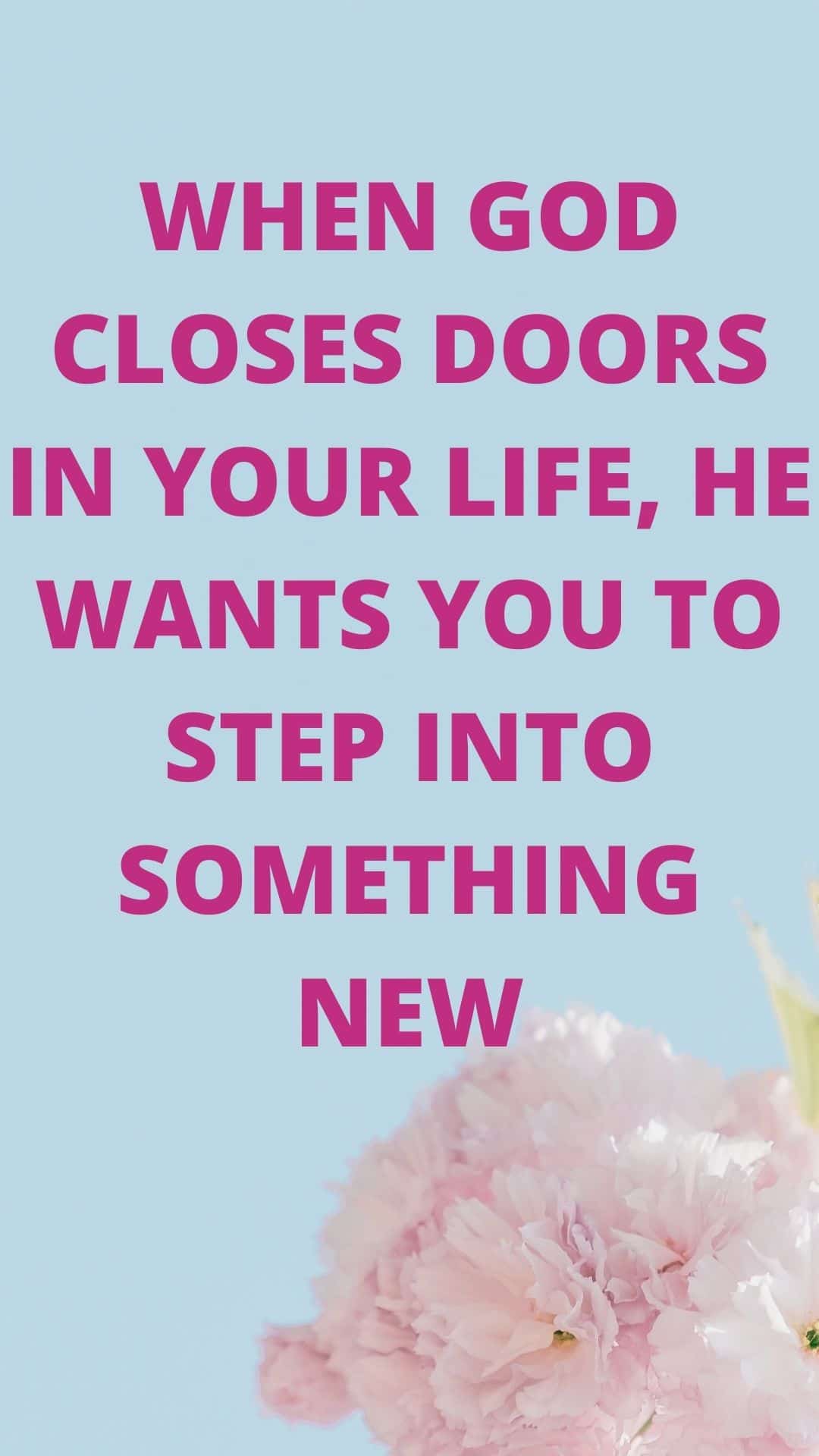 when God closes all doors