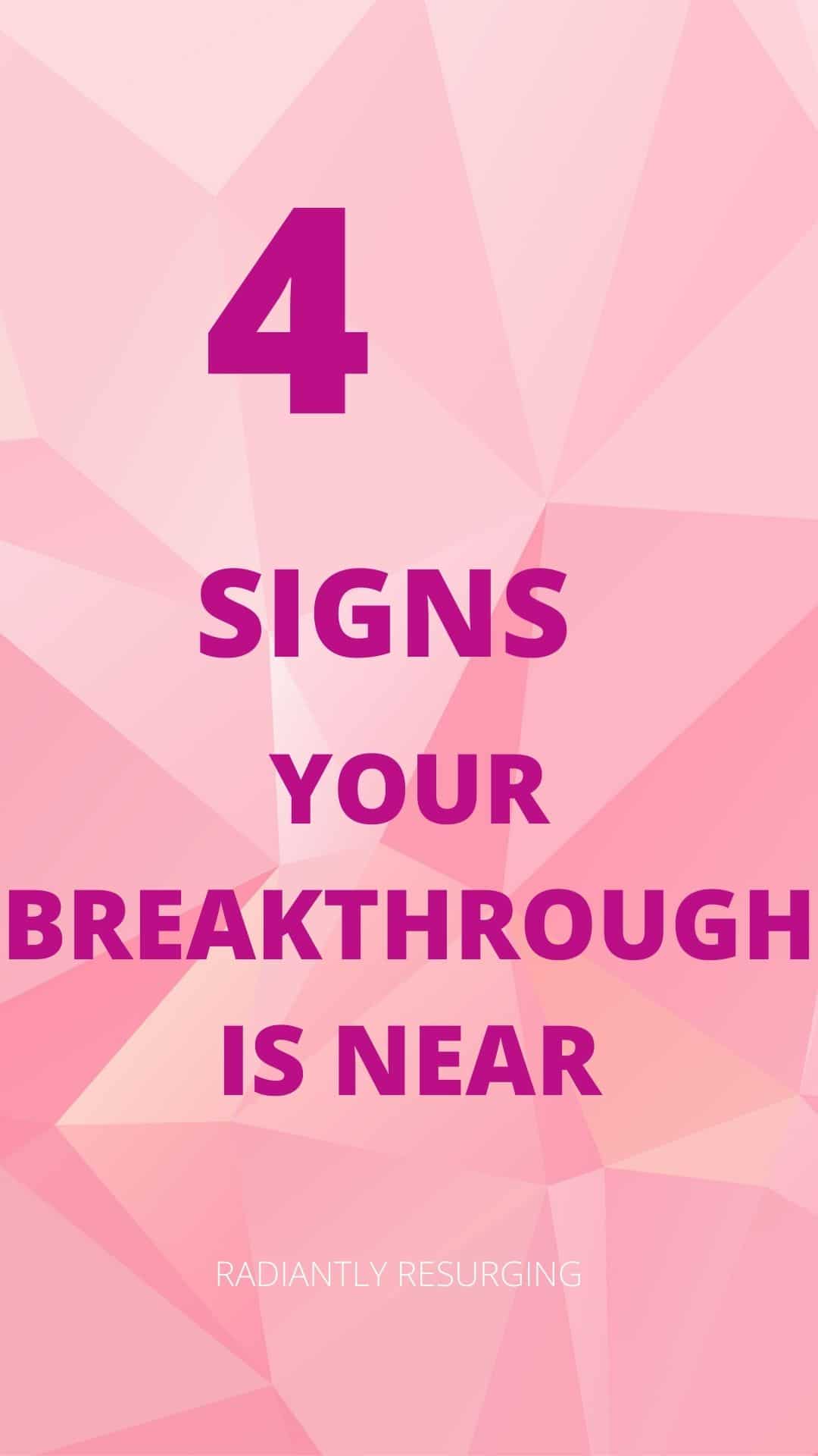 Breakthrough