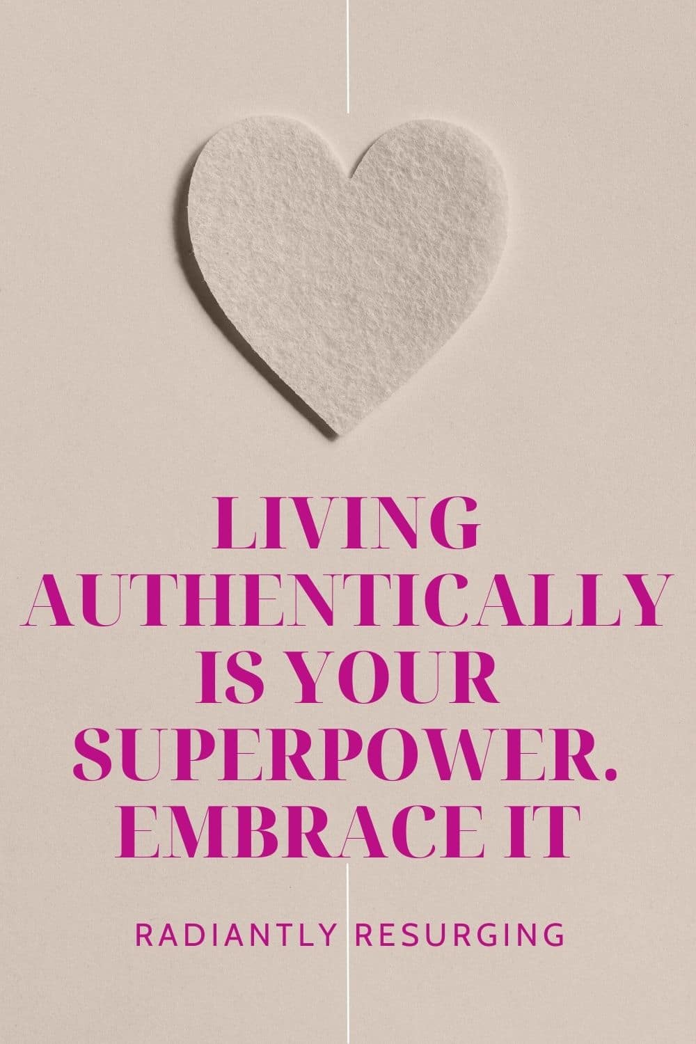 living authentically
