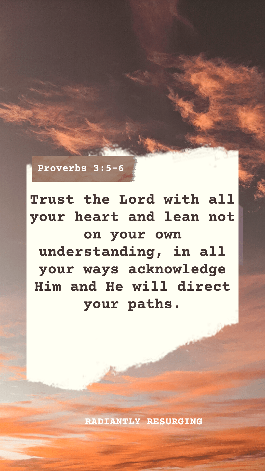 trust in the Lord