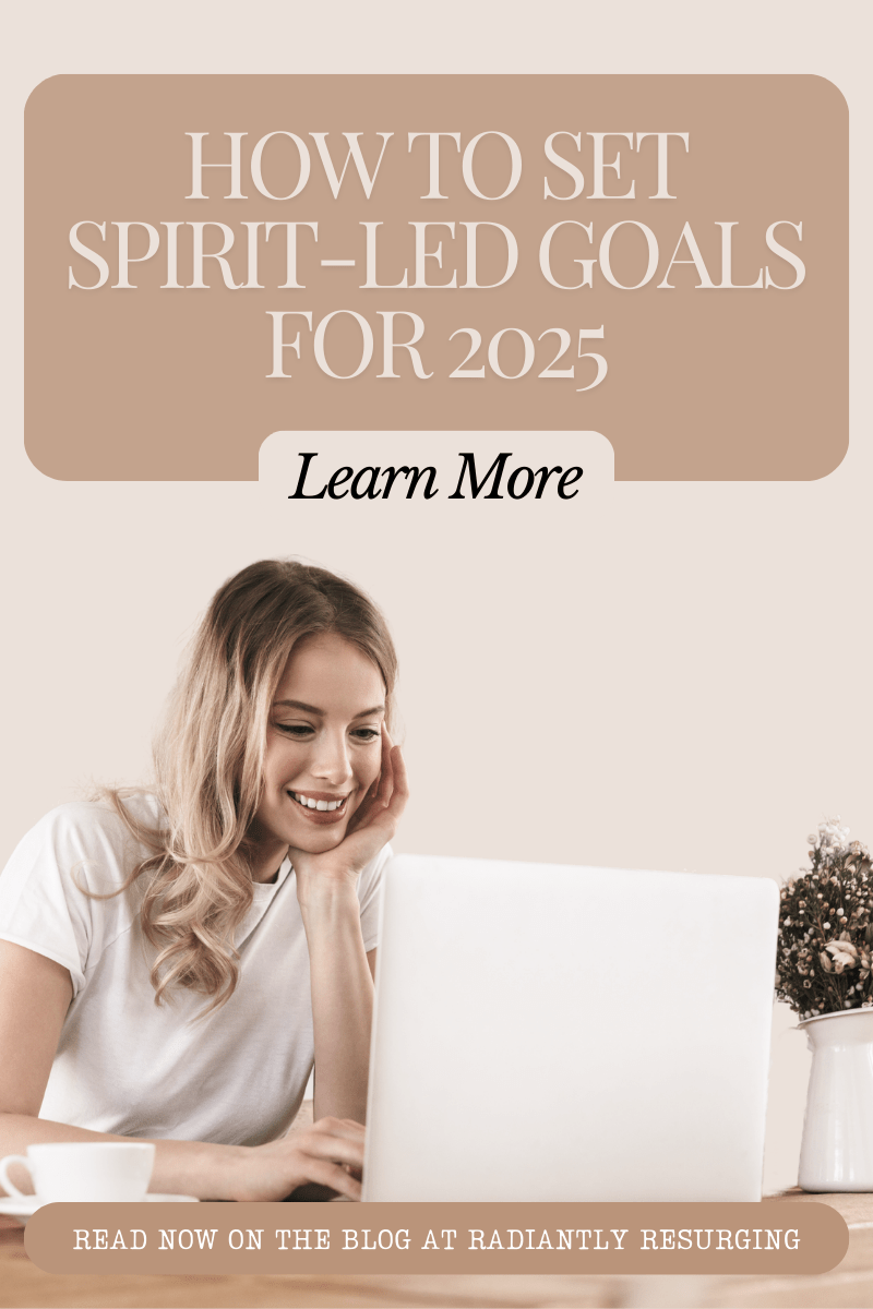 setting spirit led goals in 2025