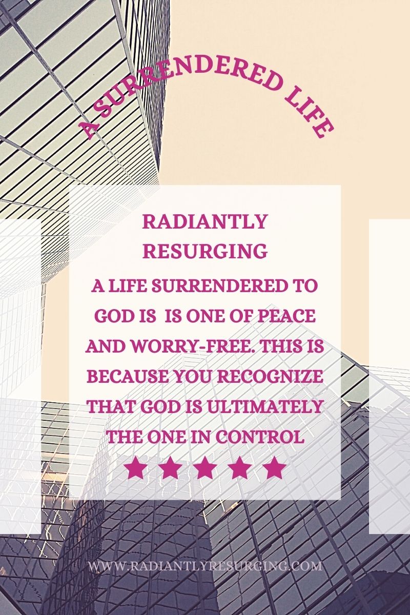 living a surrendered life