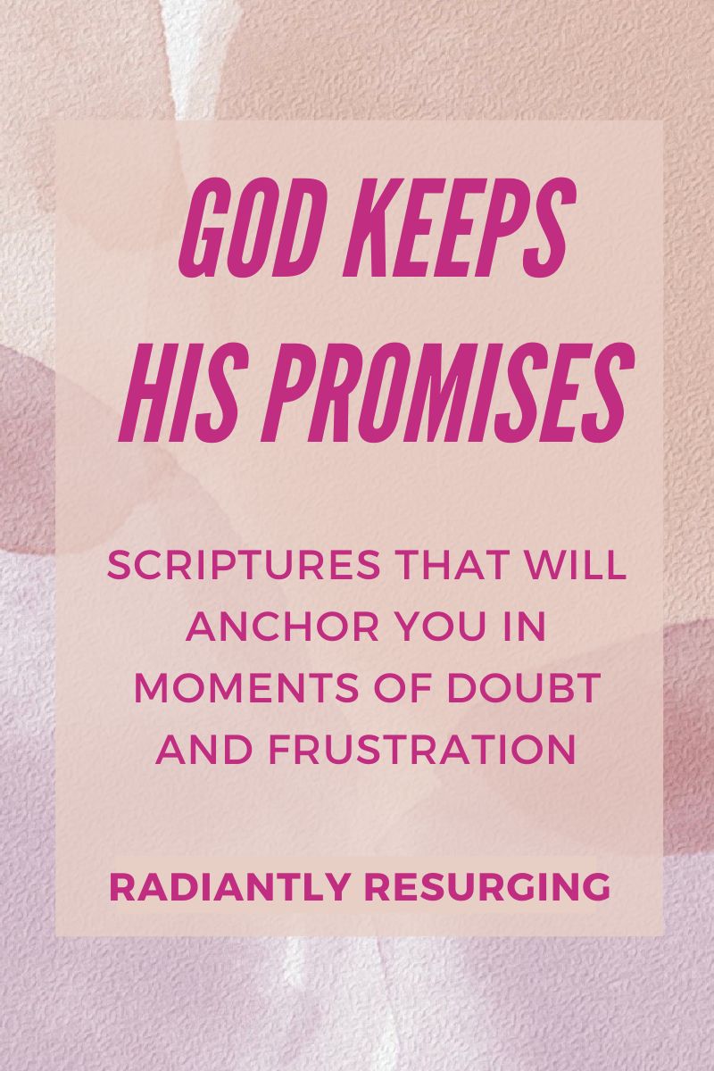 God keeps his promises