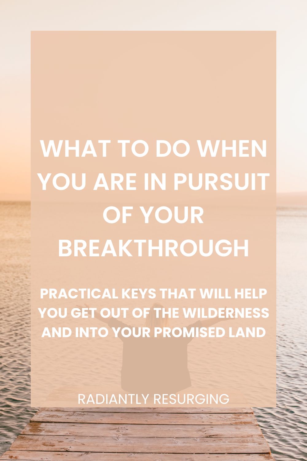 In pursuit of breakthrough
