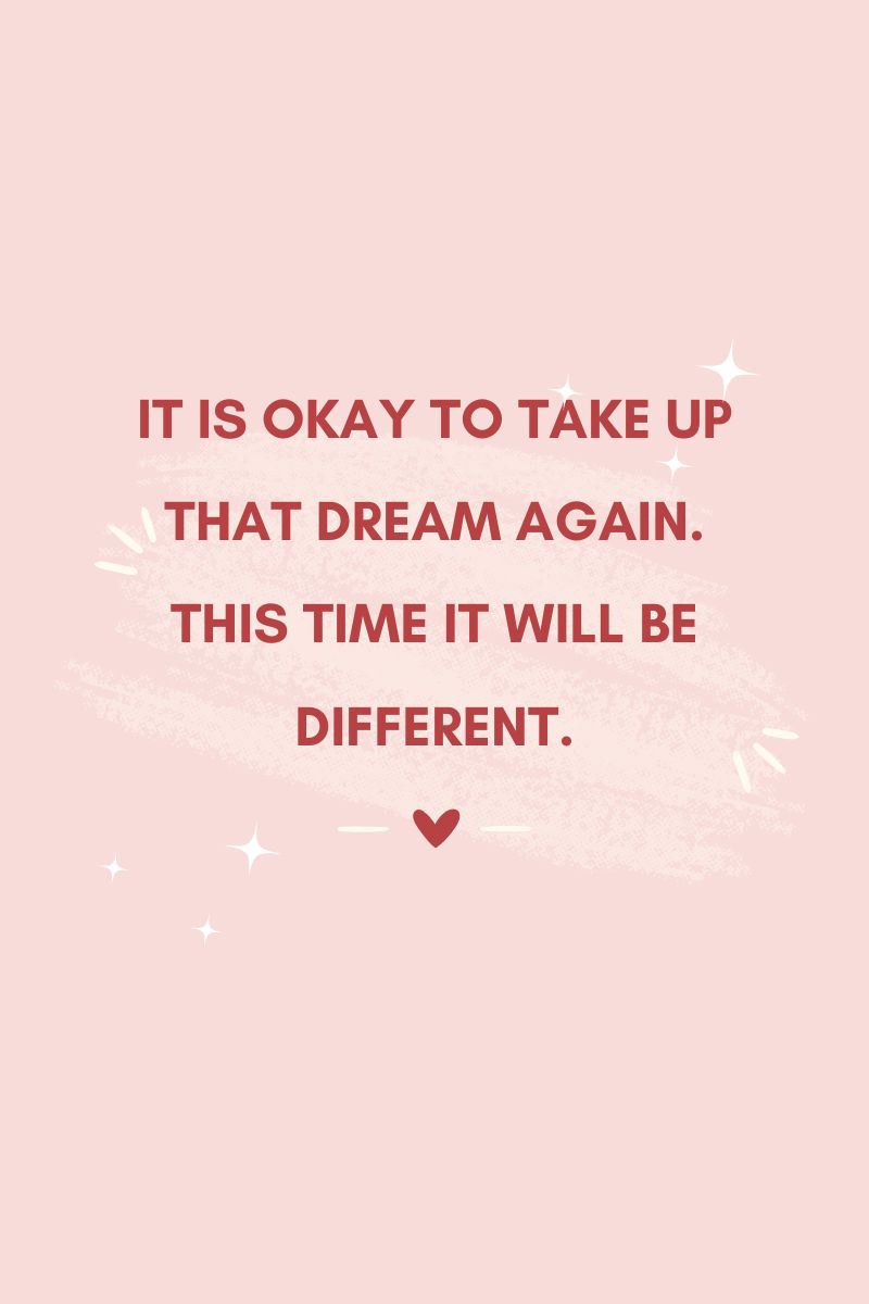 God is resurrecting dead dreams and desires