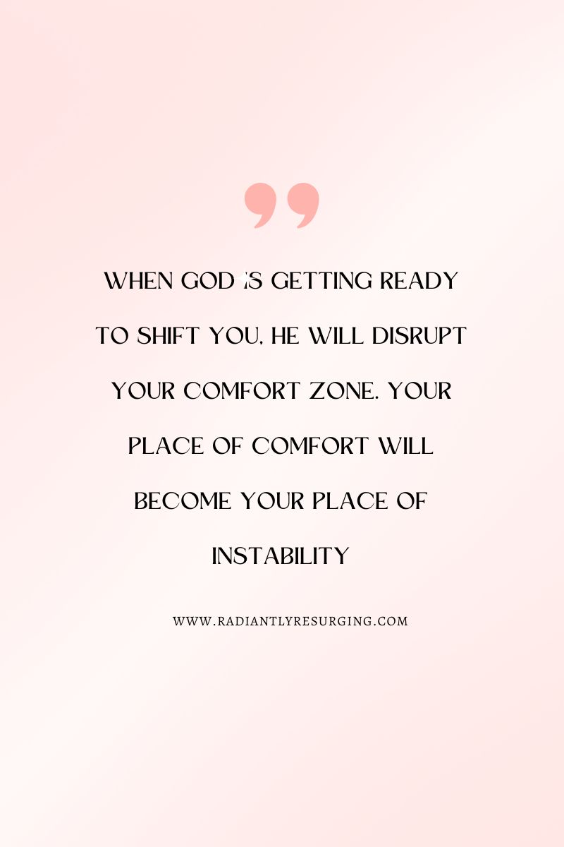 God is asking you to move