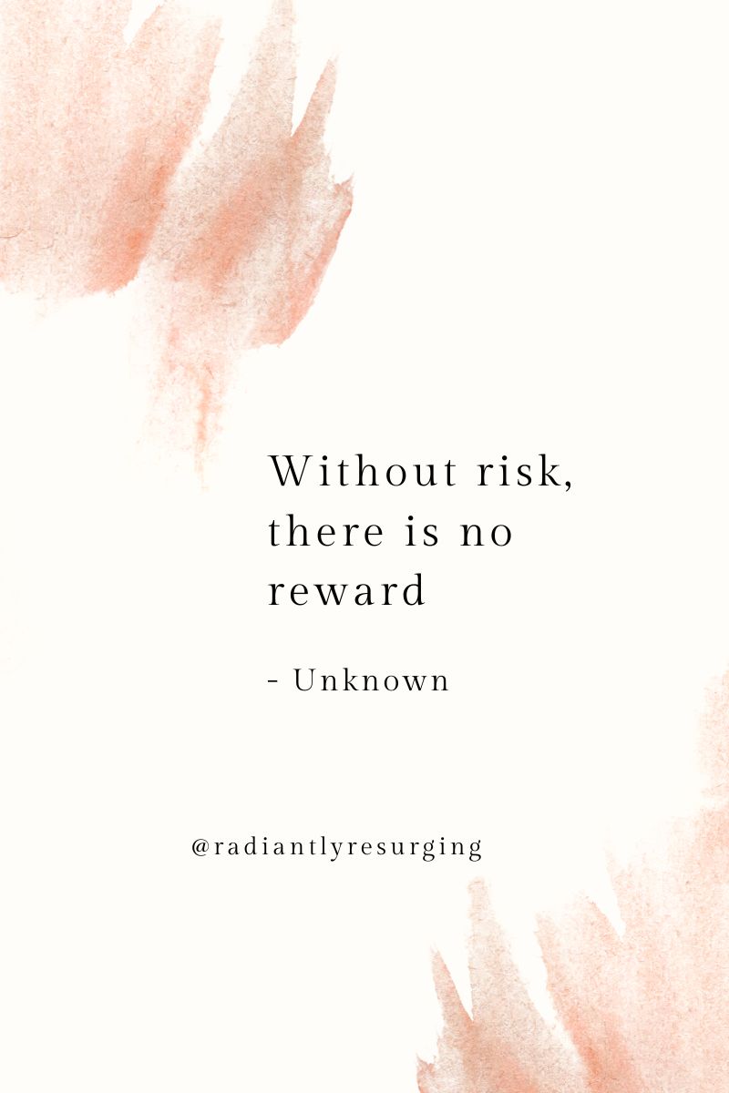 overcome a poverty mindset by taking risks